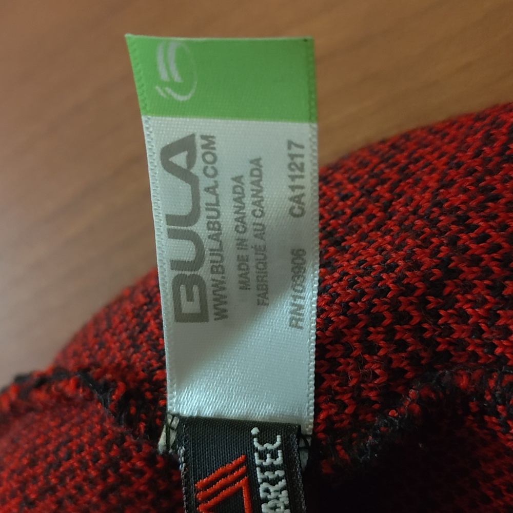 Bulabula Buffalo Plaid Polartec Womens Knit Beanie - Picture 6 of 6